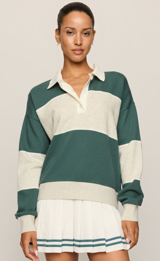 Z Supply Study Break Polo Sweatshirt