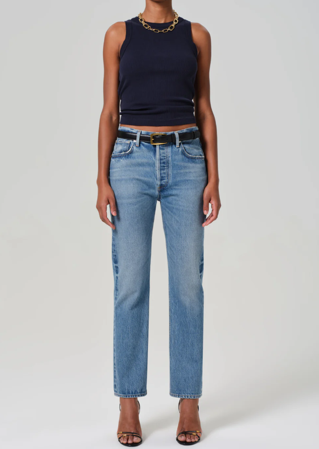 Citizens Of Humanity Blaine High Rise Straight in Perri