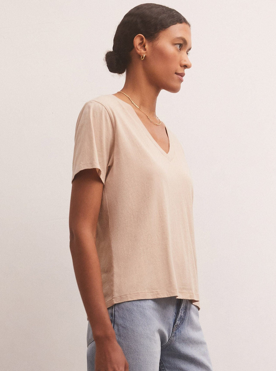 Z Supply Girlfriend V-Neck Tee