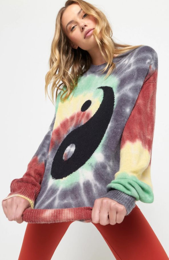 Spiritual Gangster Tie Dye Maude Sweater