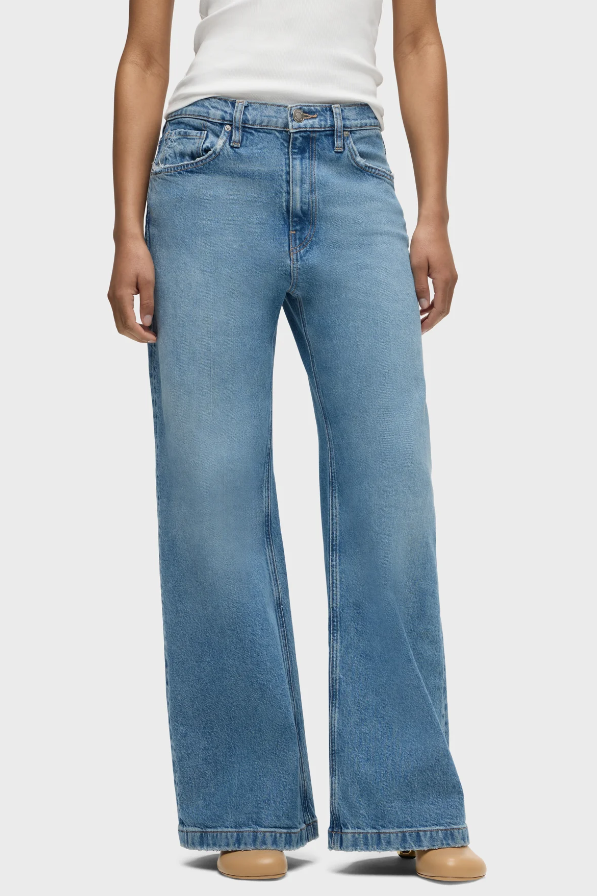 Hudson Jodie Wide Leg in Goddess