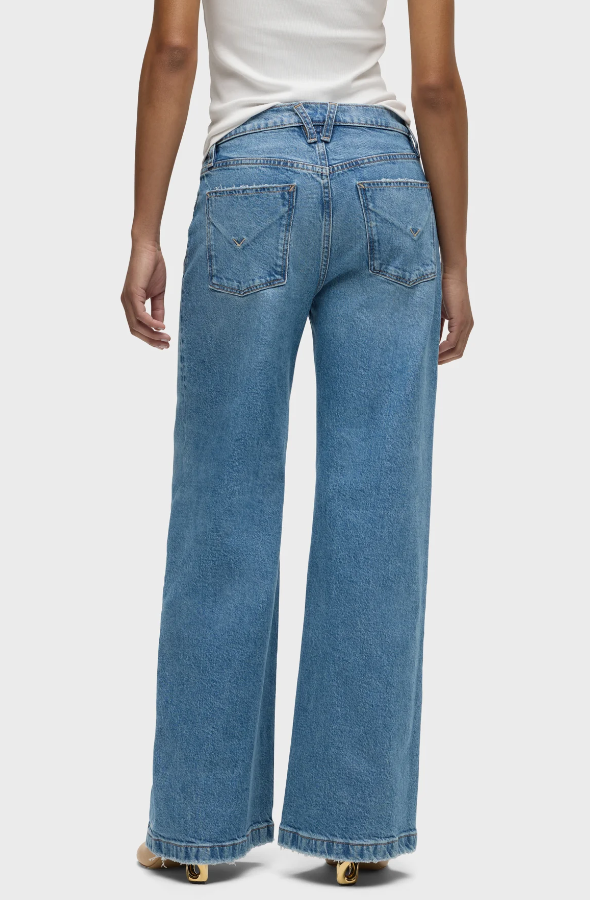 Hudson Jodie Wide Leg in Goddess