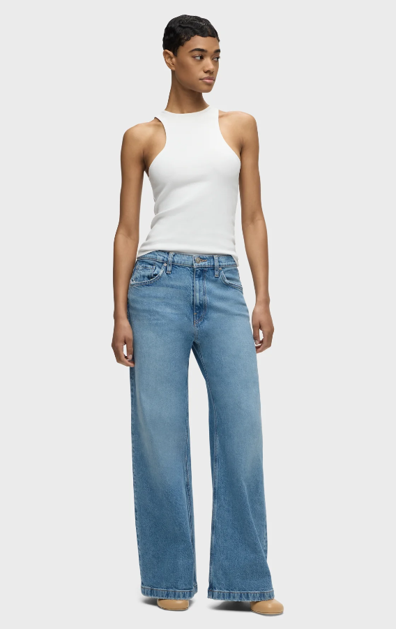 Hudson Jodie Wide Leg in Goddess