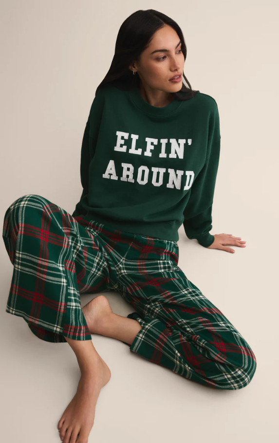 Z Supply Festive Holiday Sweatshirt
