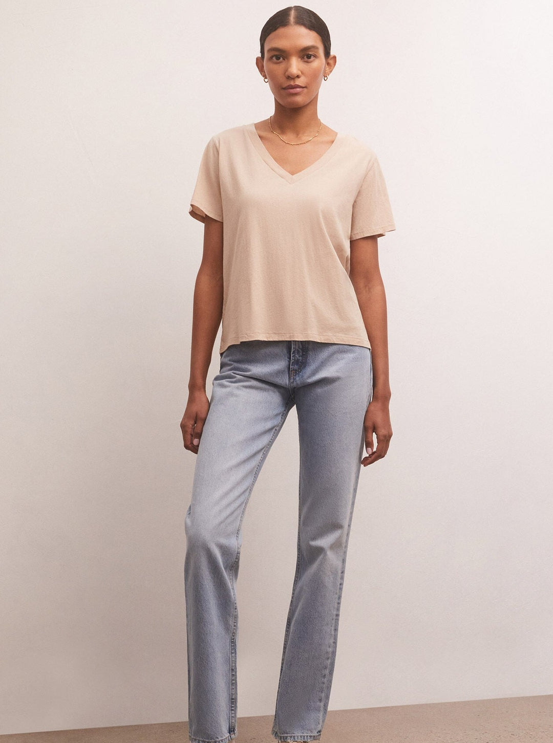 Z Supply Girlfriend V-Neck Tee