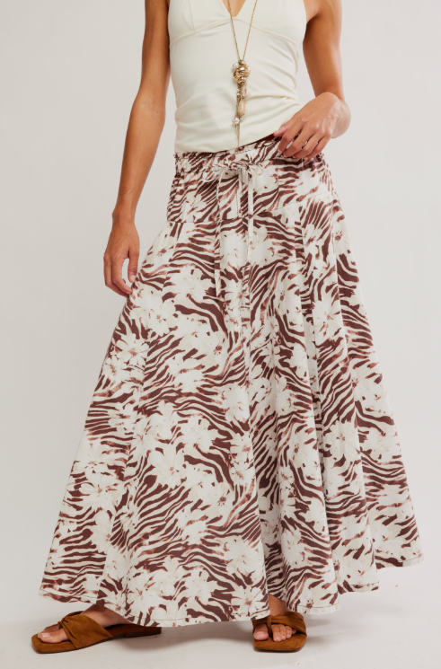 Free People Zephyr Bustle Convertible Maxi/Midi Skirt