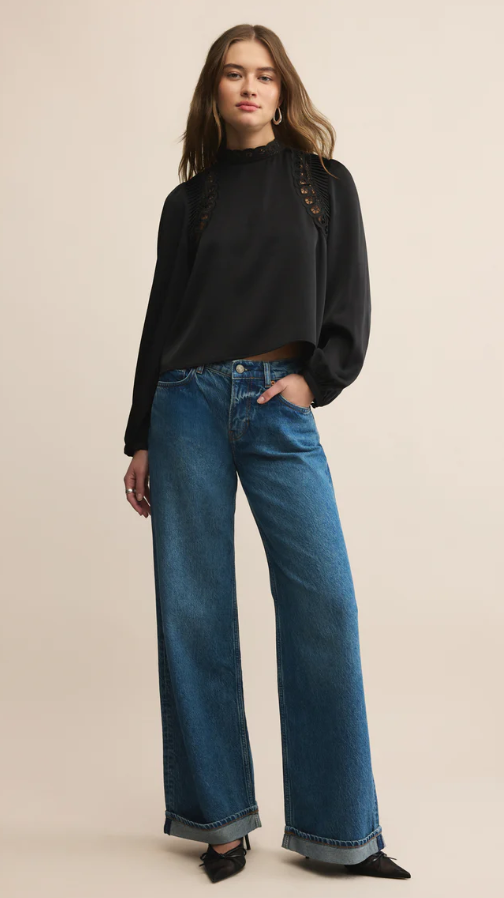 Z Supply Silvana Embroidered Top