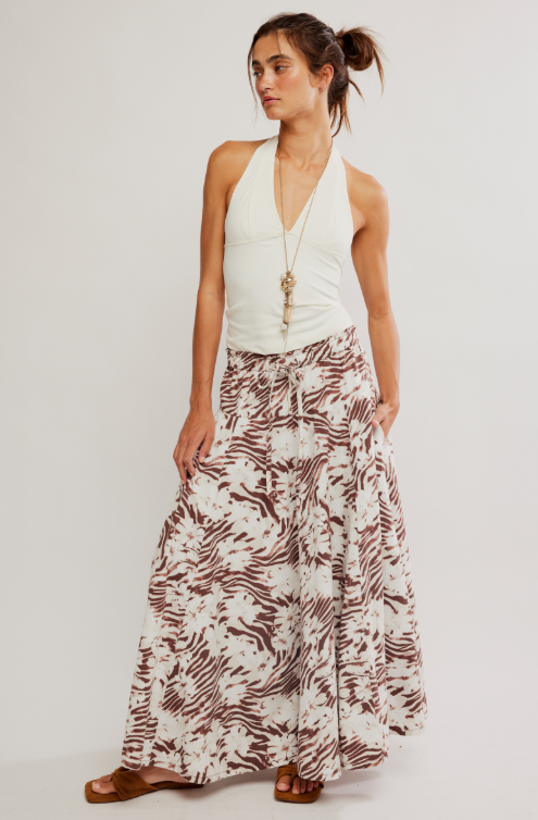 Free People Zephyr Bustle Convertible Maxi/Midi Skirt