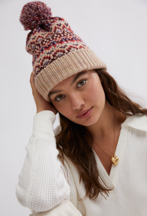 Free People Fairisle Pomb