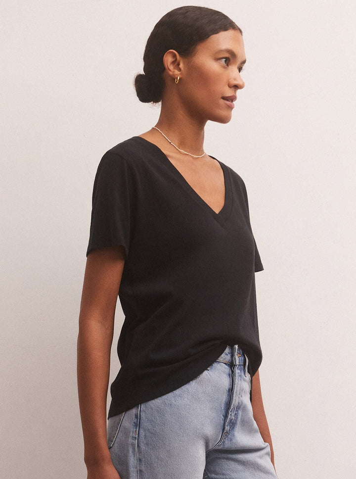 Z Supply Girlfriend V-Neck Tee