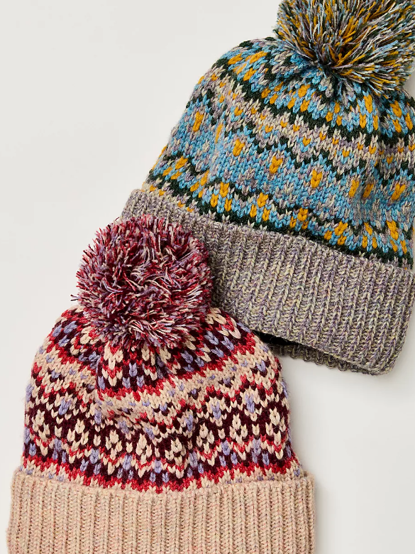 Free People Fairisle Pomb