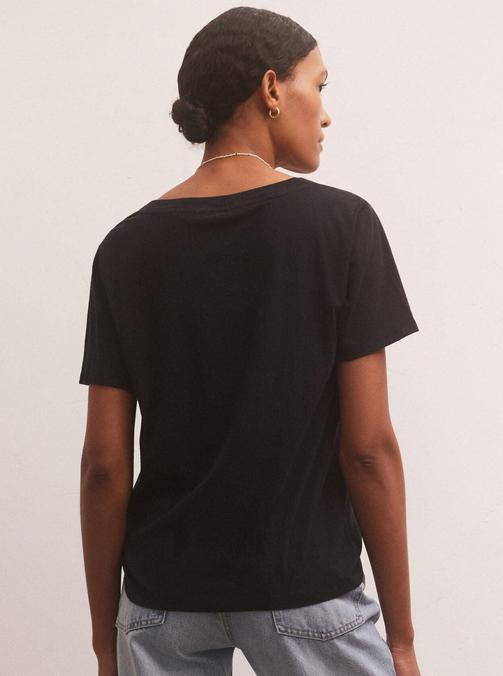 Z Supply Girlfriend V-Neck Tee