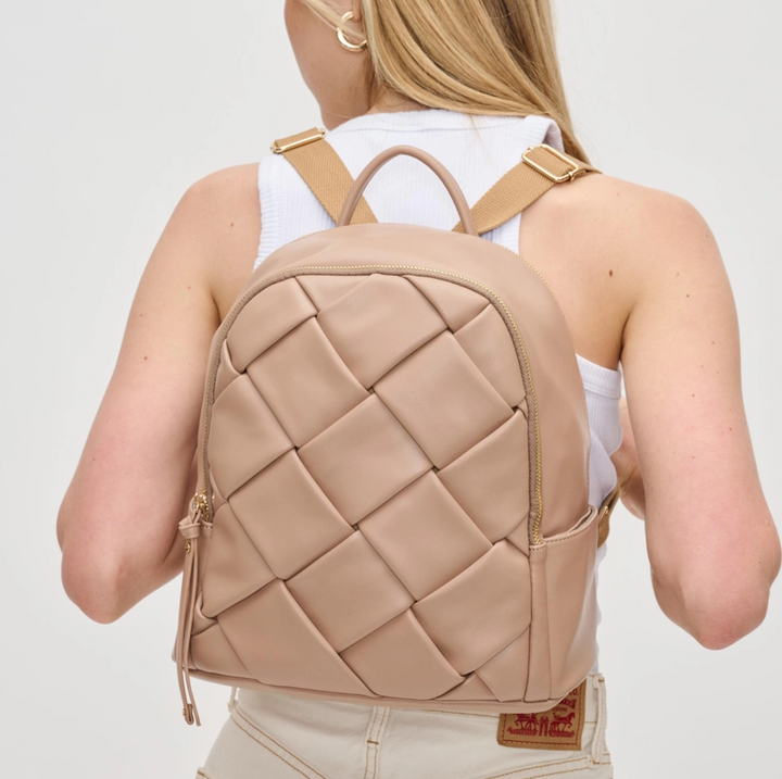 Blossom Woven Backpack