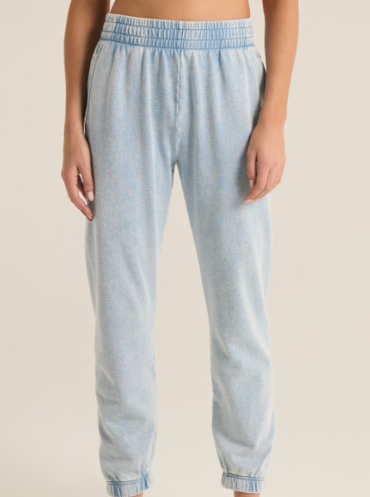 Z Supply Slim Knit Denim Jogger