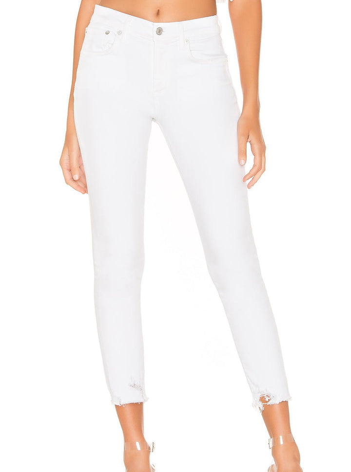 AGOLDE Sophie High Rise Skinny Crop in Sanct.