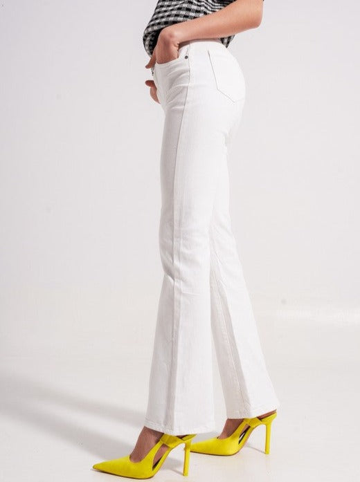 Let Loose High Rise Flare Denim