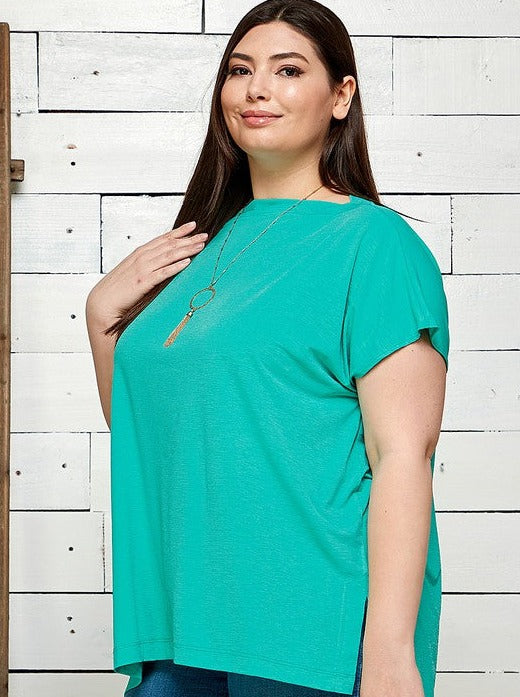 Powerful Love Side Slit Tunic