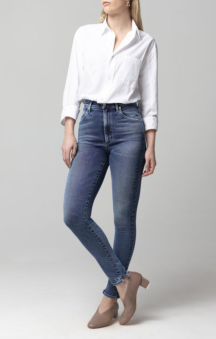Citizens of Humanity Chrissy High-Rise Skinny in Flicker