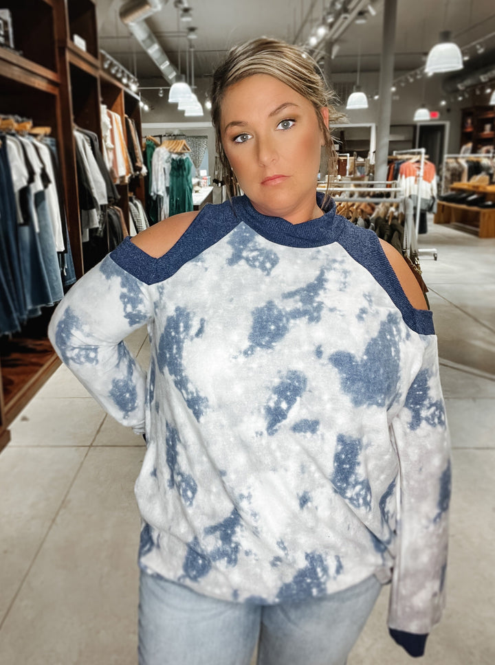 Always Comfy Cold Shoulder Top