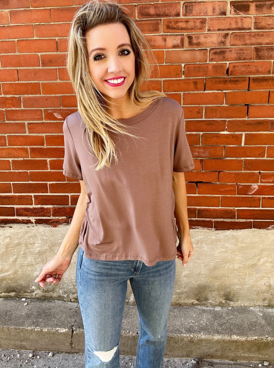 Basic is Better Bamboo Cropped Tee