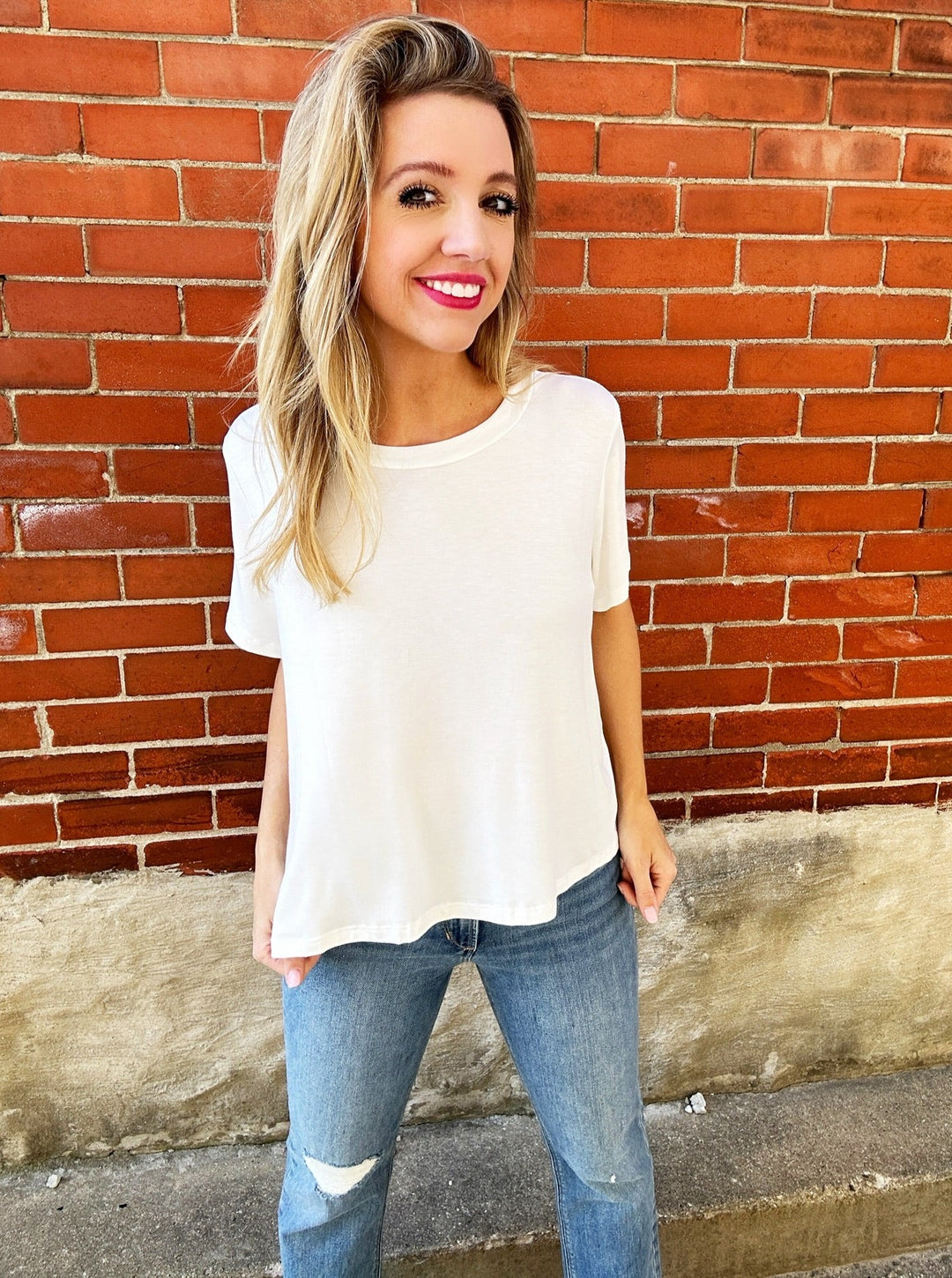 Basic is Better Bamboo Cropped Tee