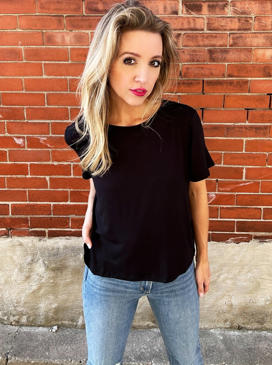 Basic is Better Bamboo Cropped Tee