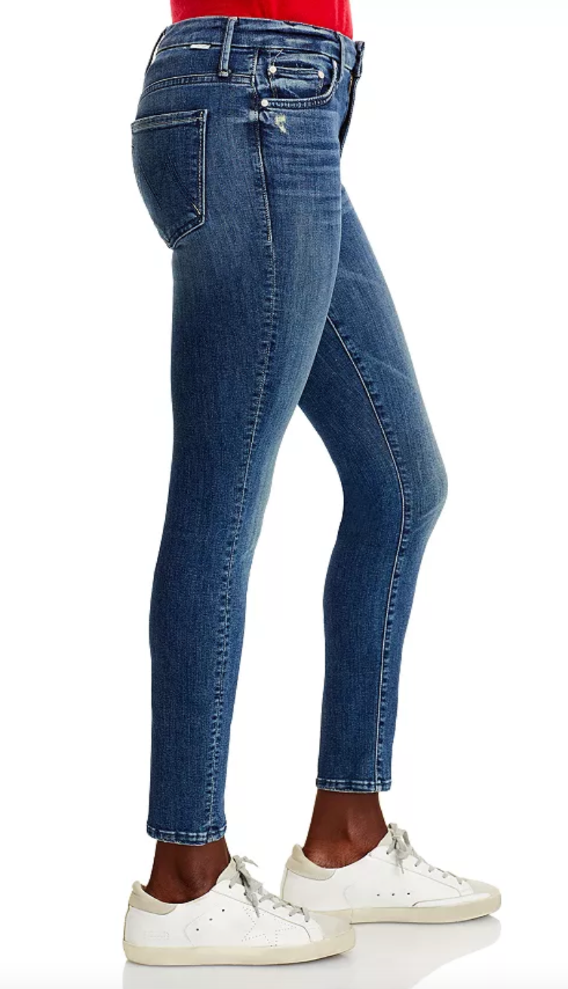 Mother high rise skinny fashion jeans