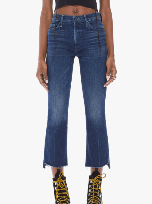Mother The Insider Crop Step Fray in Good For You