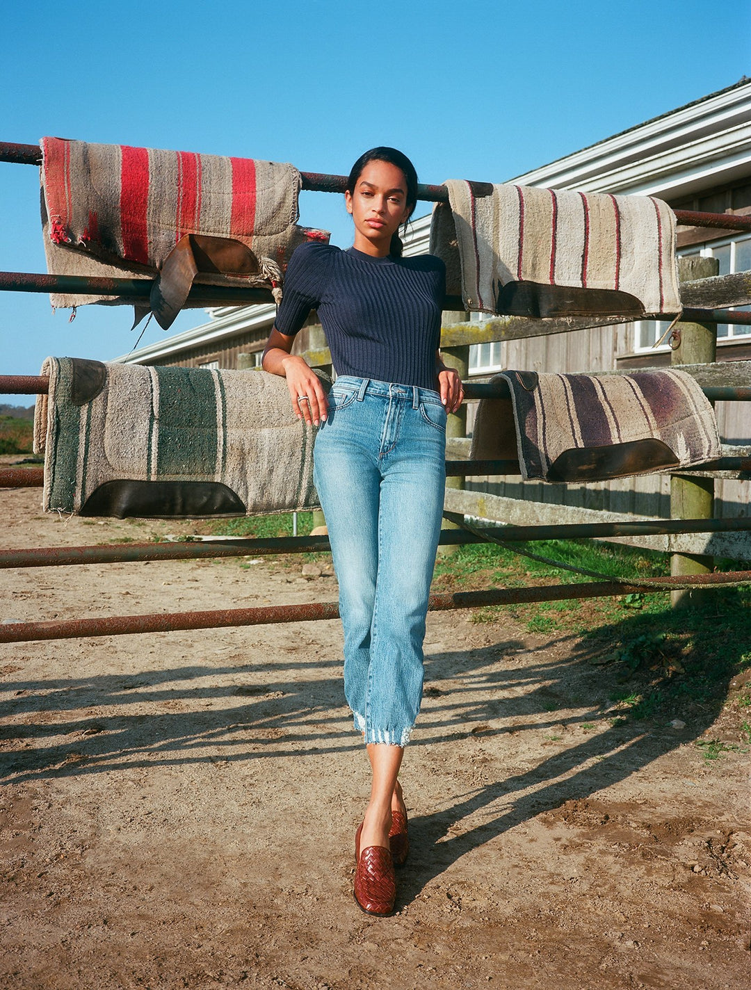 Joes Jeans The Callie High Rise Cropped Bootcut in Huron