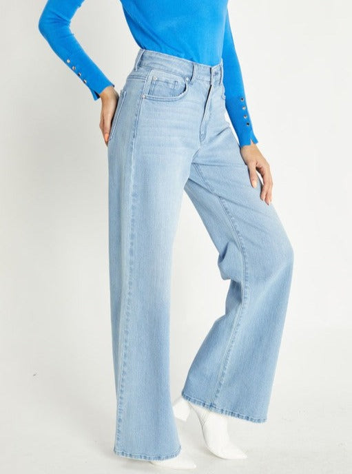 Generational Style High Rise Wide Leg Jeans