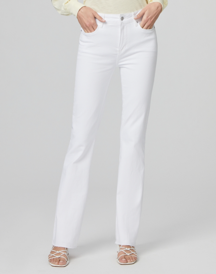 Paige Laurel Canyon High Rise in Crisp White