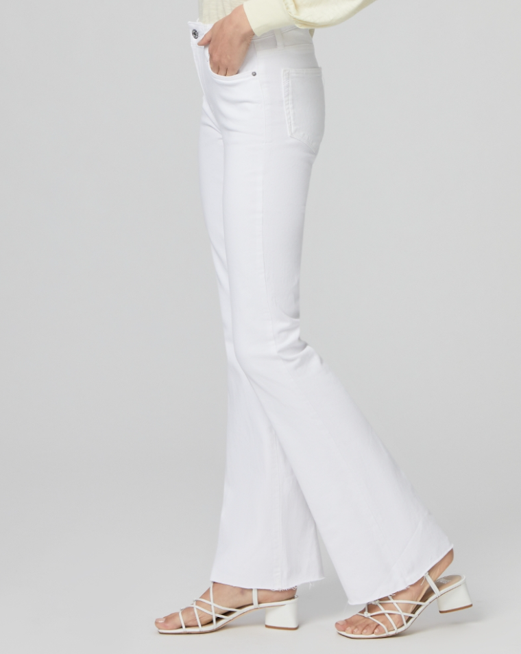 Paige Laurel Canyon High Rise in Crisp White