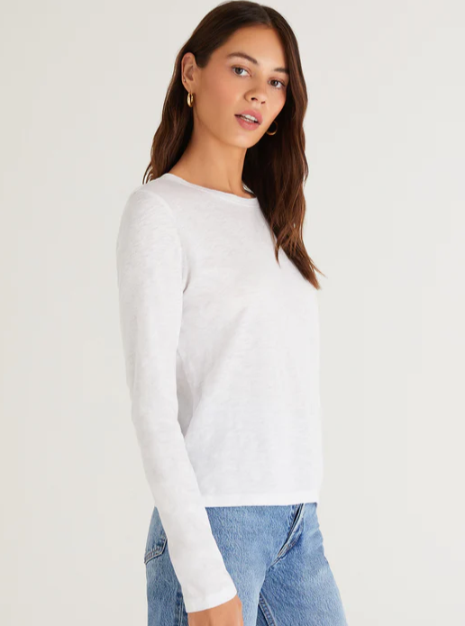 Z Supply Modern Slub Long Sleeve Tee