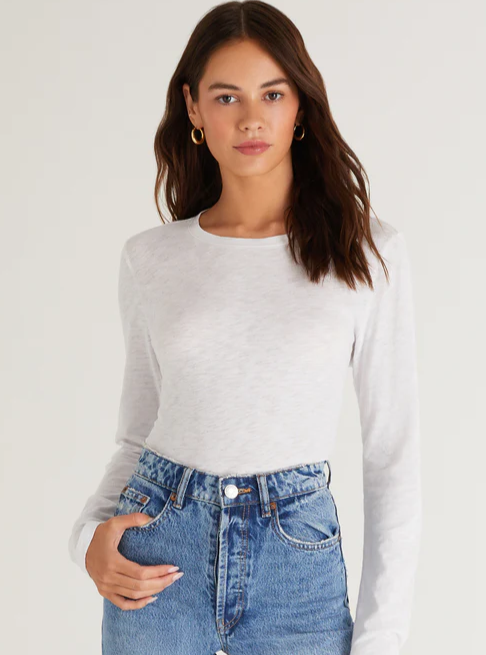 Z Supply Modern Slub Long Sleeve Tee